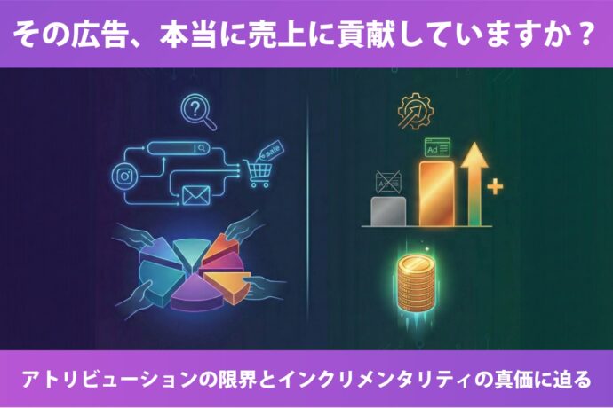 その広告、本当に売上に貢献していますか？アトリビューションの限界とインクリメンタリティの真価に迫る